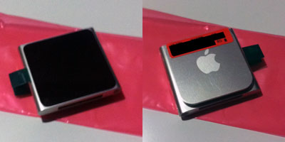 iPod nano 1st 白 の代わりに iPod nano 6th 8GB 銀